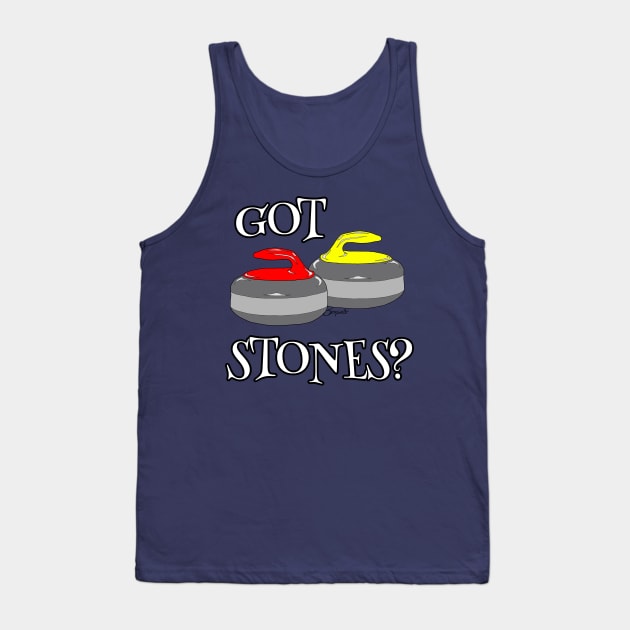 Funny Curling shirt GOT STONES? by ScottyGaaDo Tank Top by ScottyGaaDo
